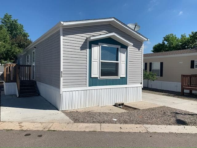 A home currently listed
