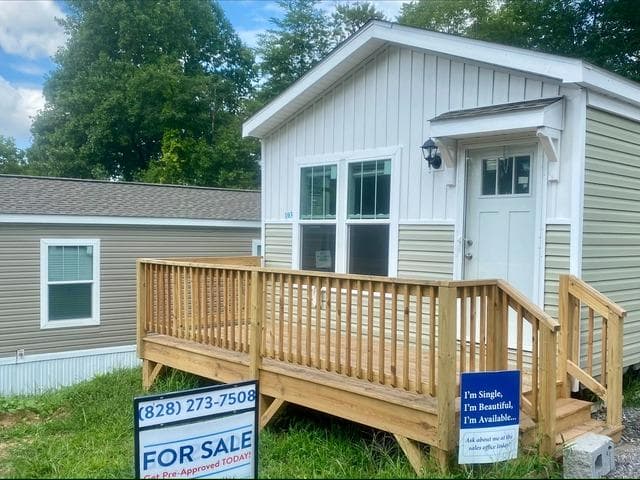 A home currently listed