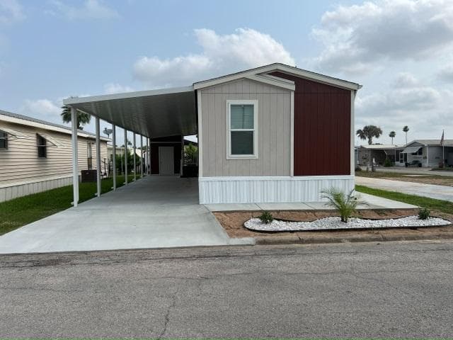 A home currently listed