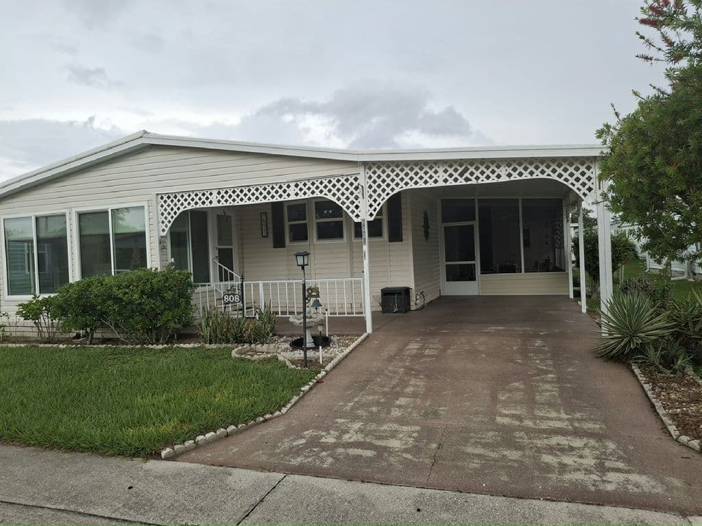 A home currently listed
