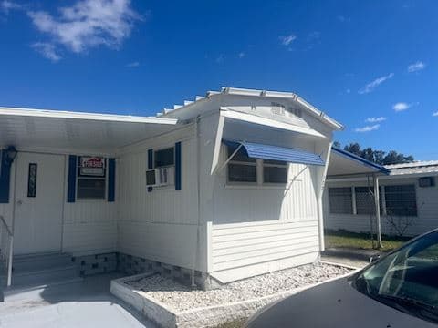 A home currently listed