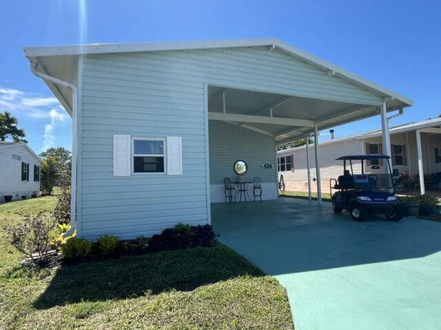 A home currently listed