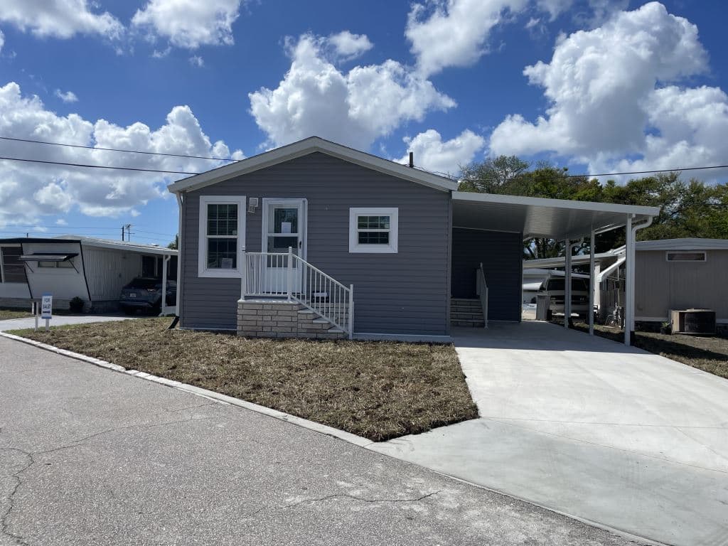 A home currently listed