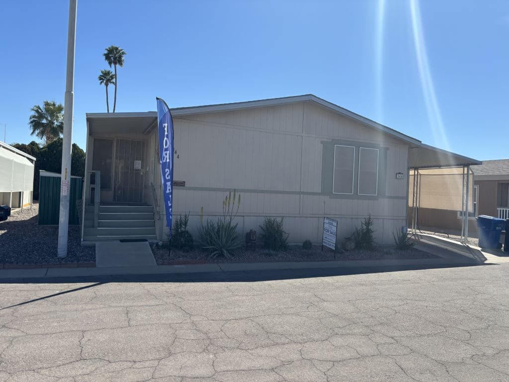 A home currently listed