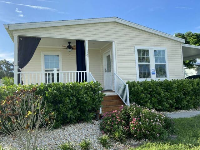 A home currently listed