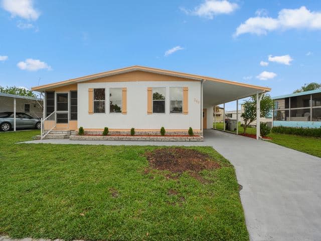 A home currently listed