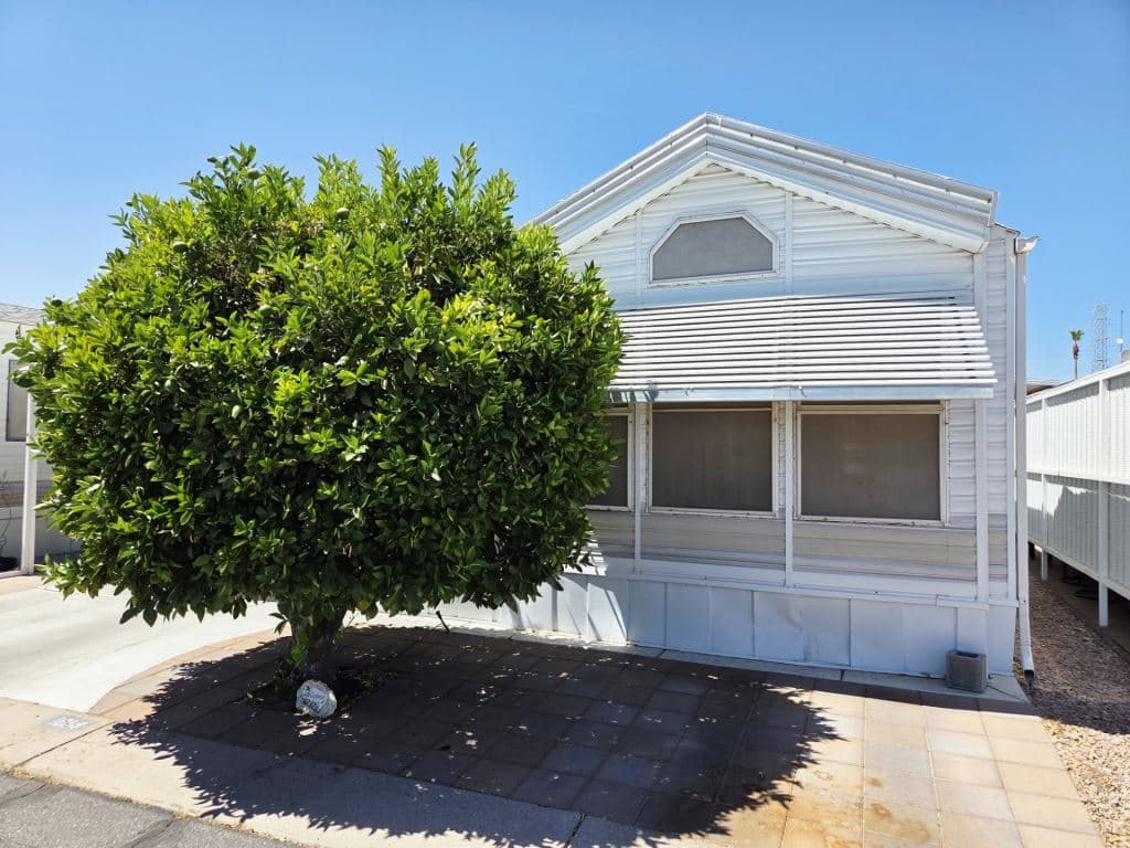 A home currently listed