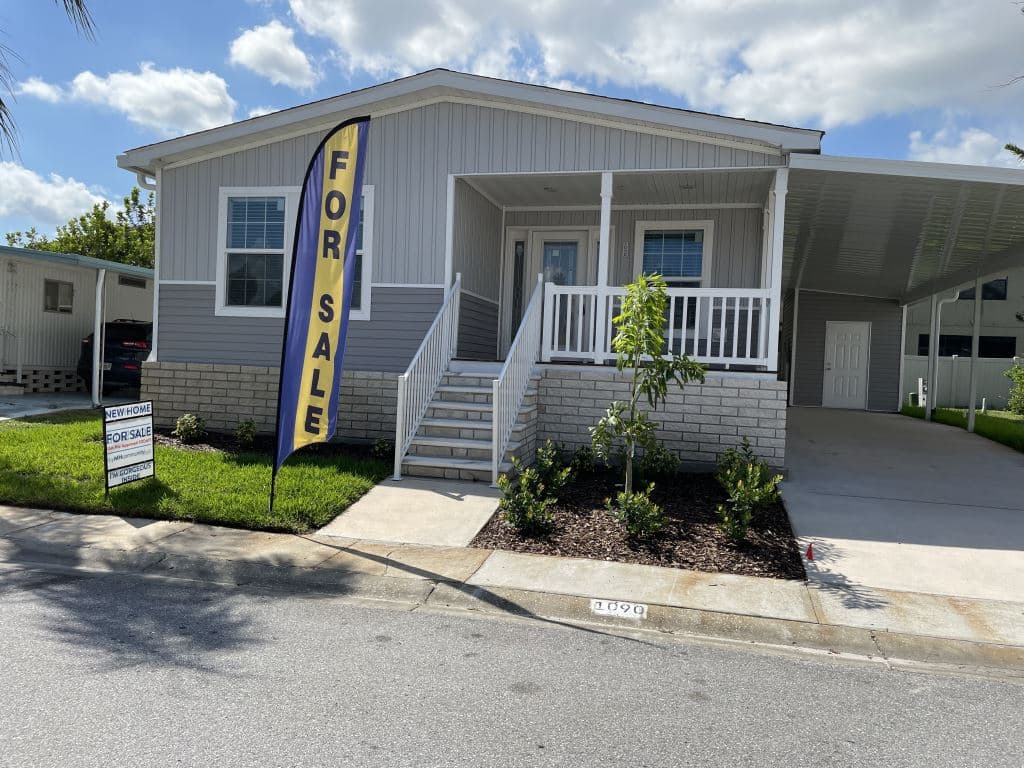 A home currently listed