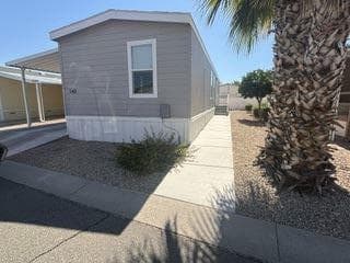 A home currently listed