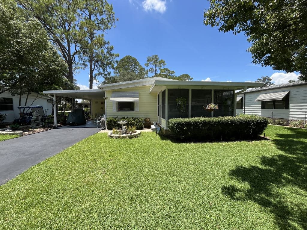 A home currently listed
