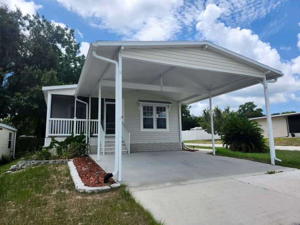 A home currently listed