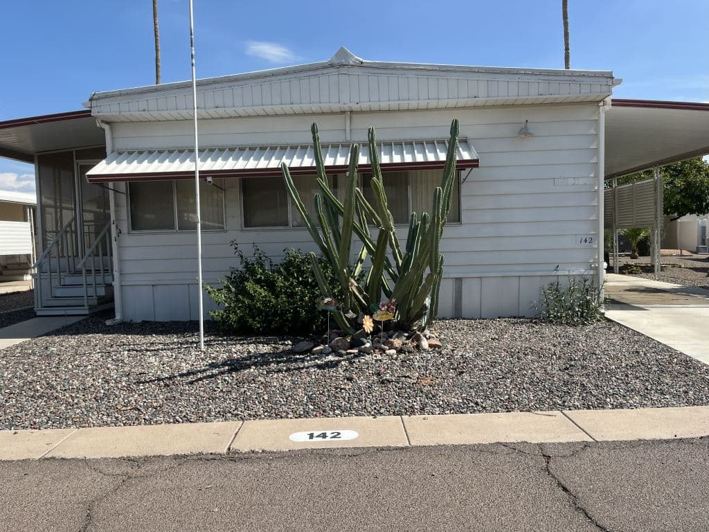 A home currently listed