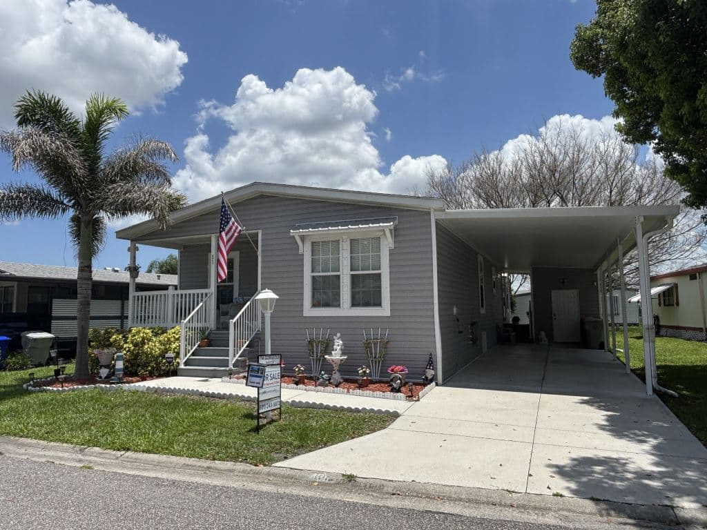A home currently listed