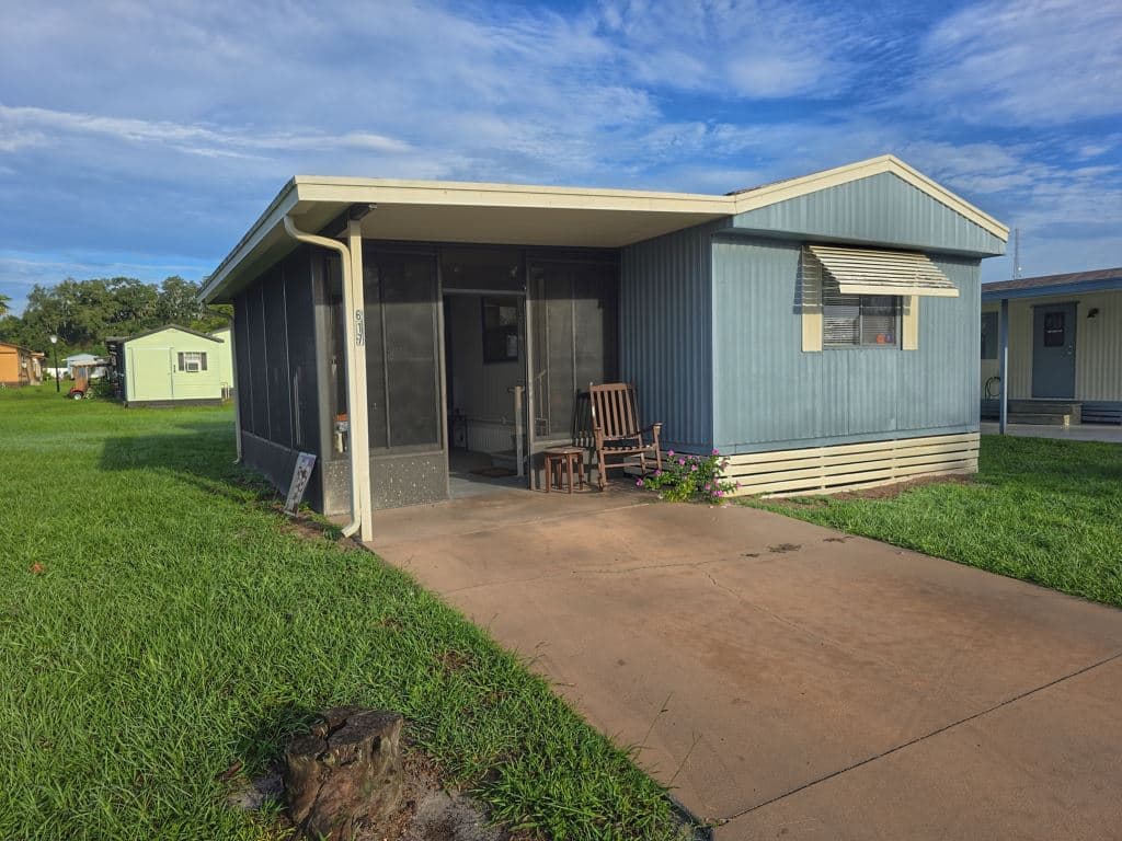 A home currently listed