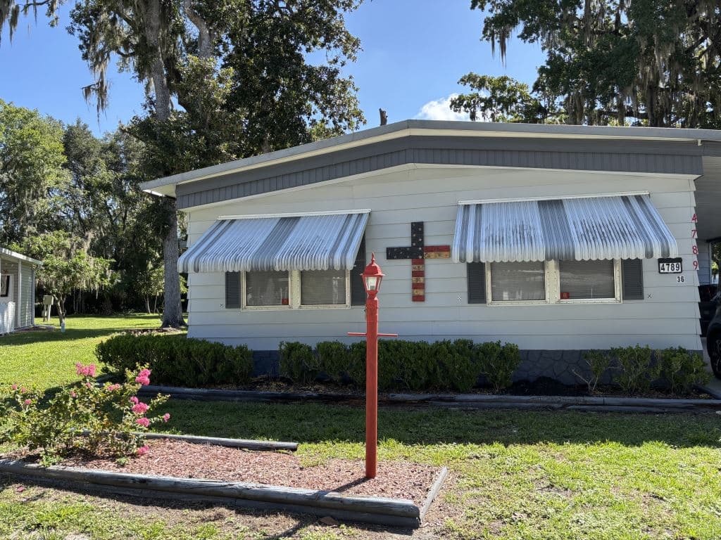 A home currently listed