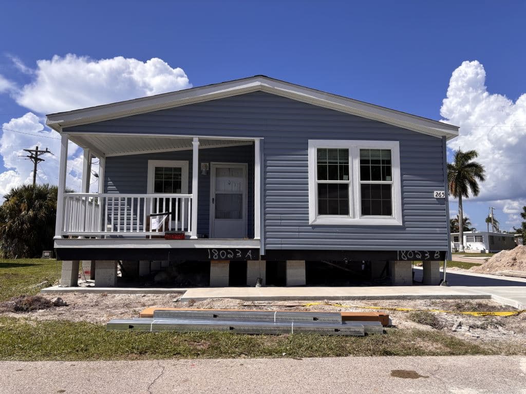 A home currently listed