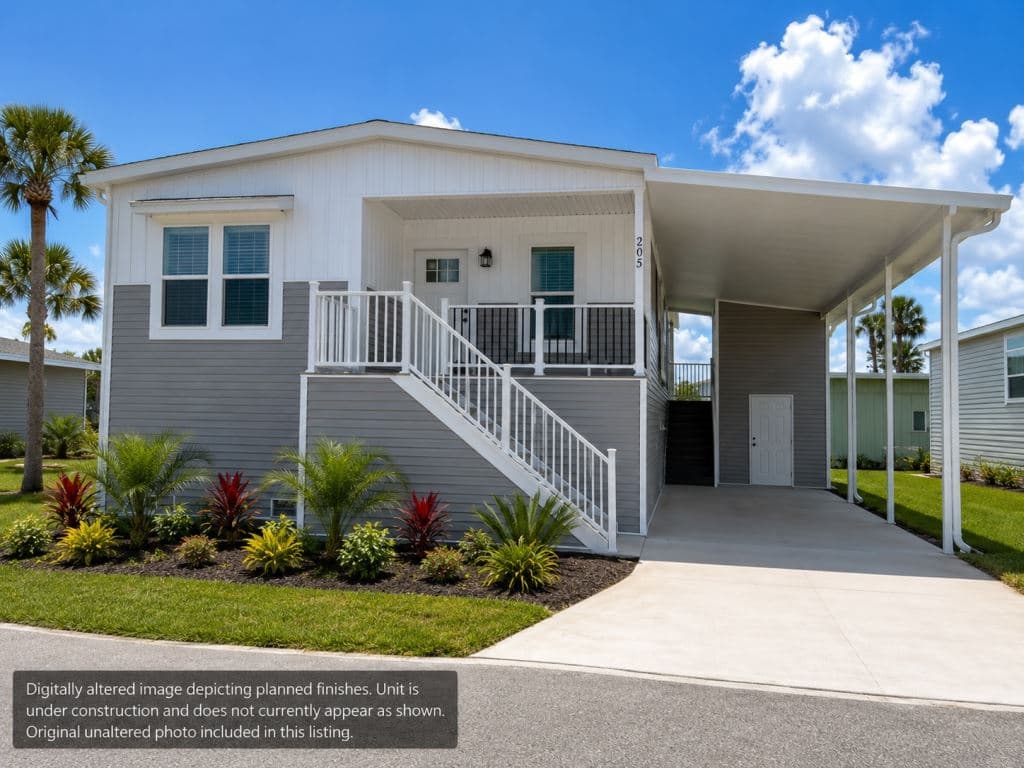 A home currently listed