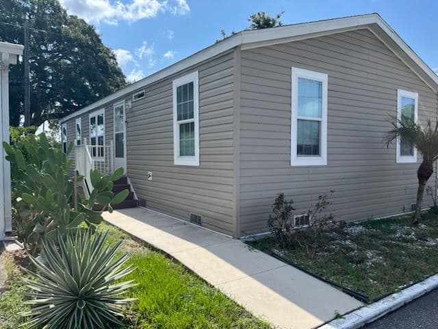 A home currently listed