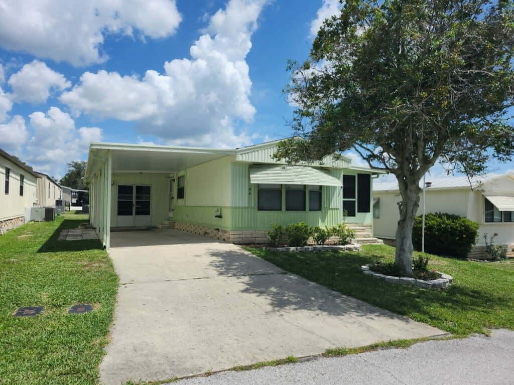 A home currently listed