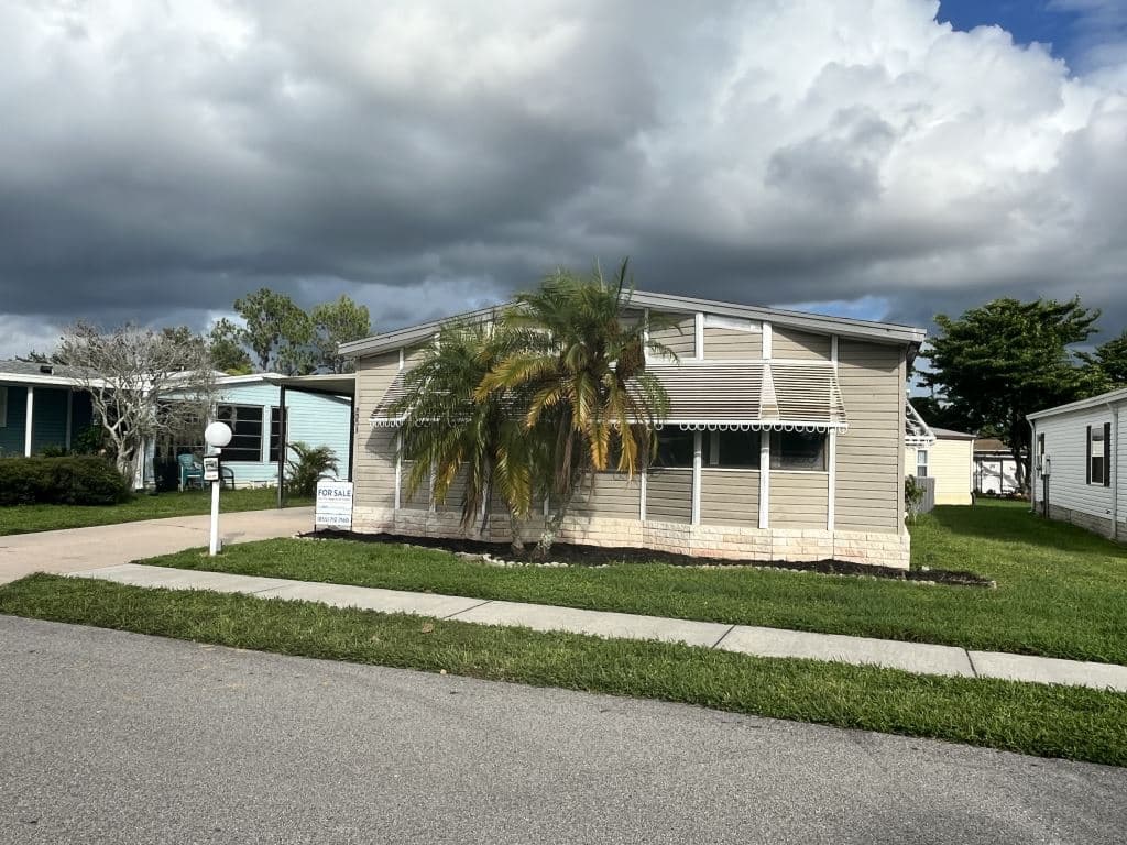 A home currently listed