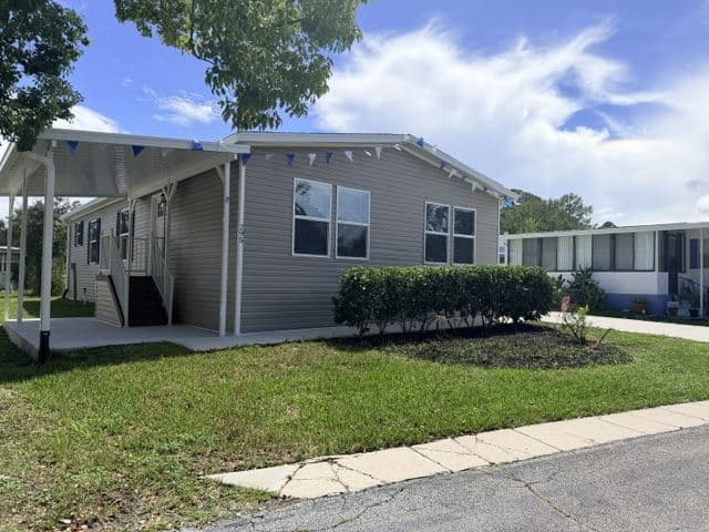 A home currently listed