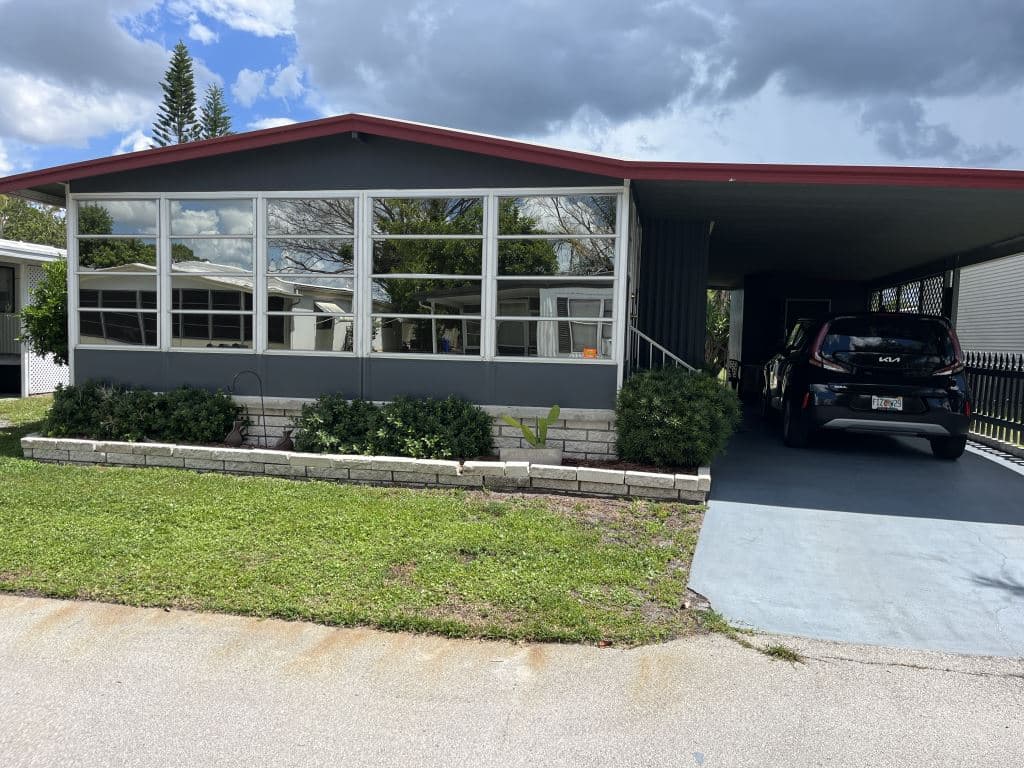 A home currently listed