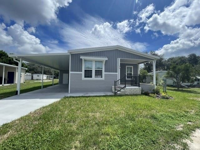 A home currently listed
