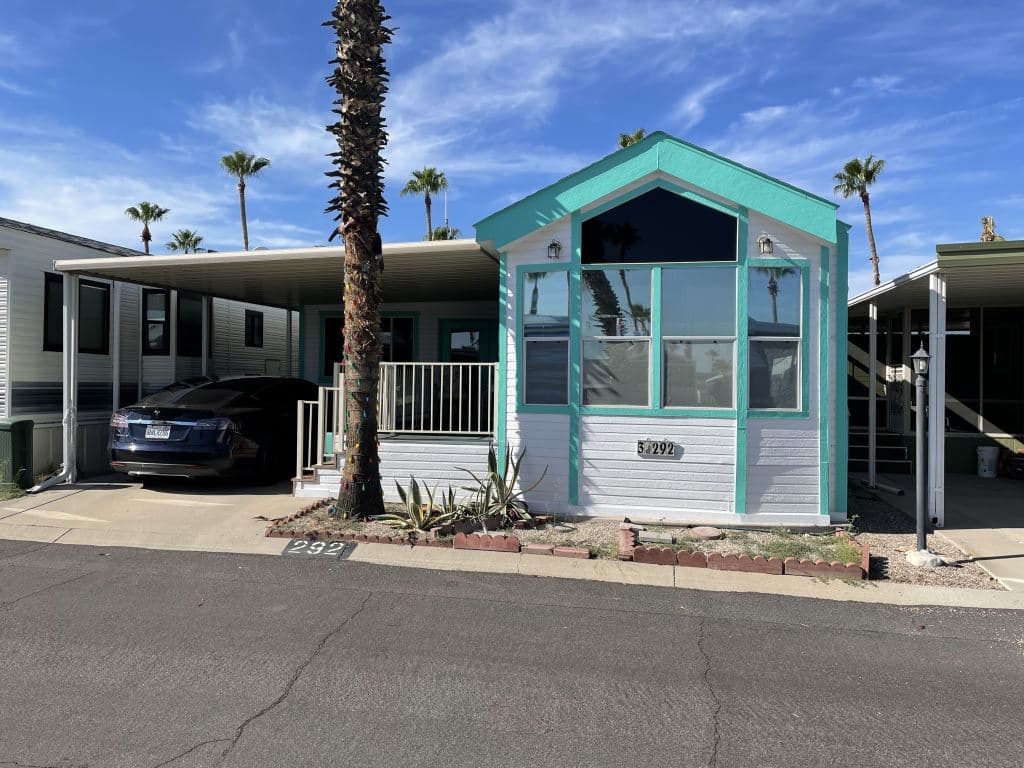 A home currently listed