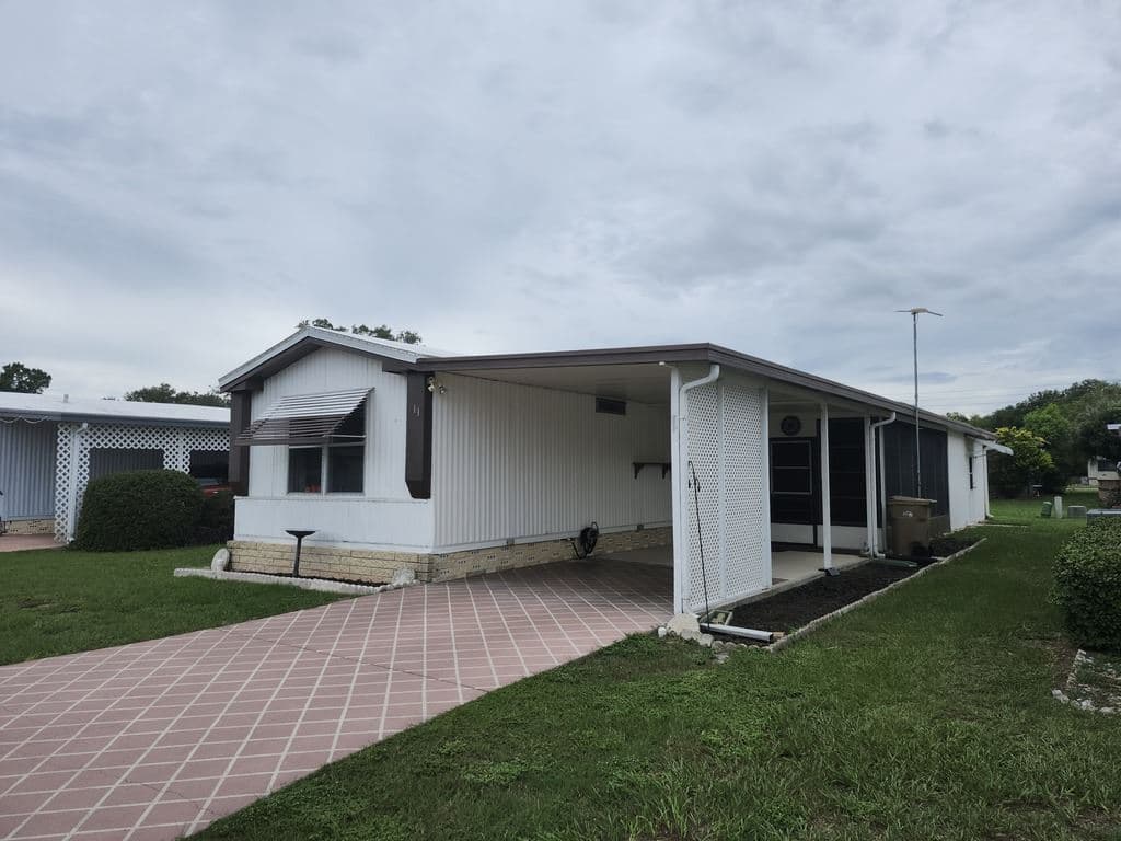 A home currently listed