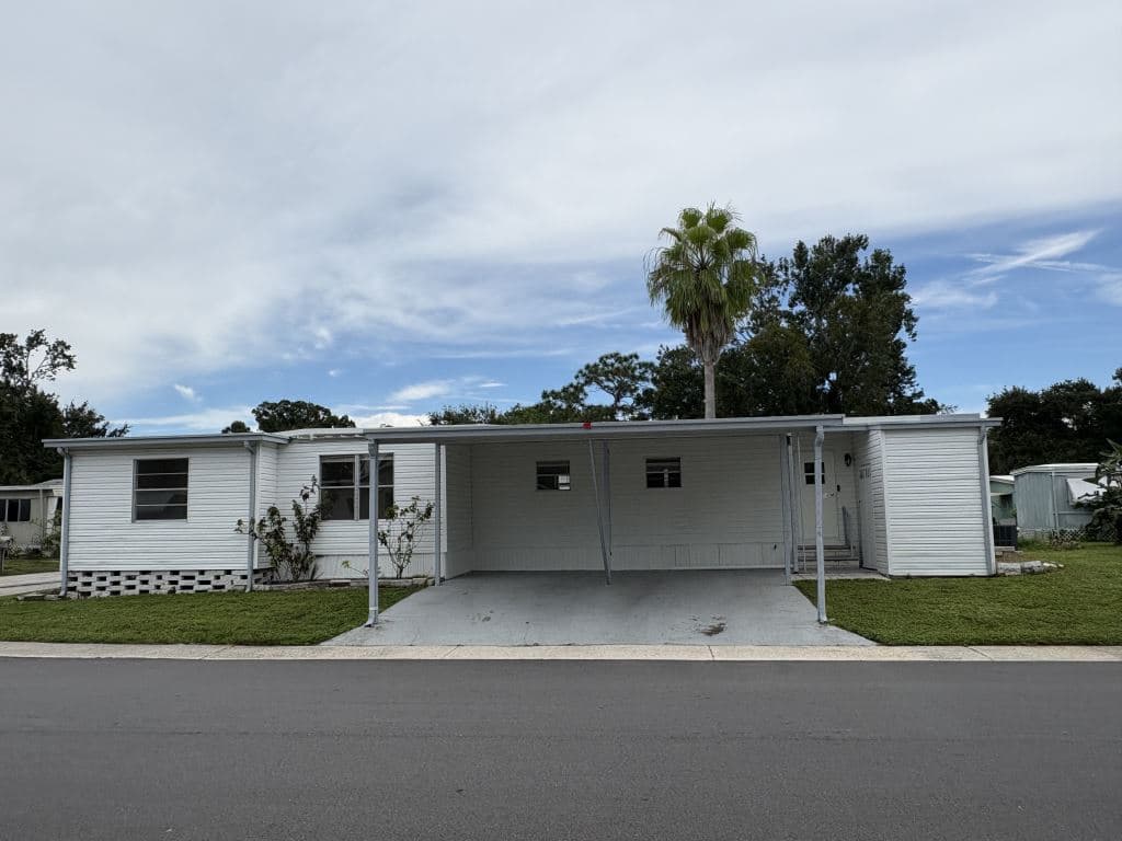 A home currently listed