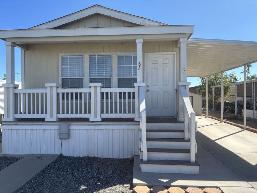 A home currently listed