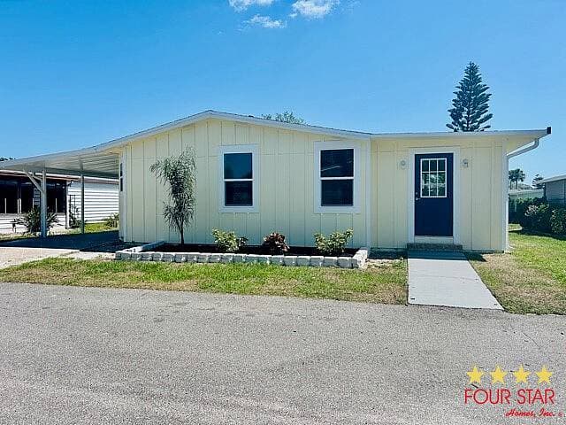 A home currently listed