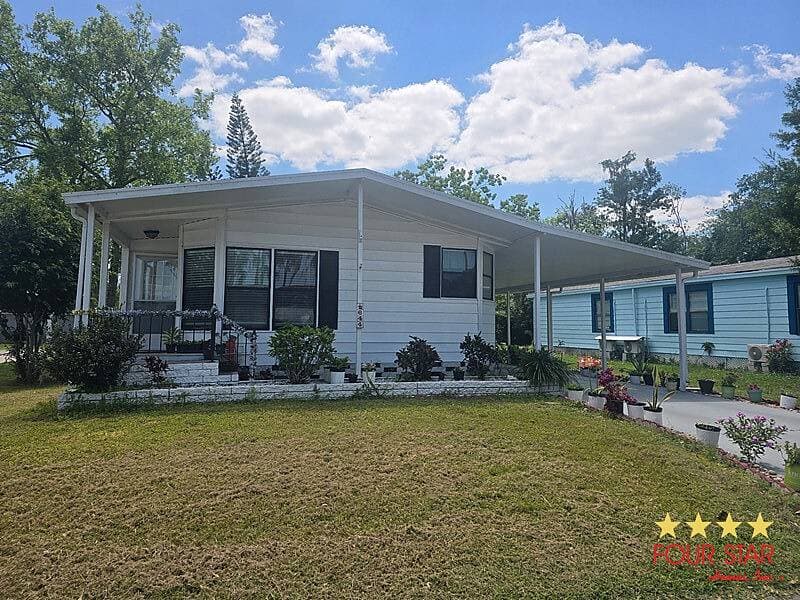 A home currently listed