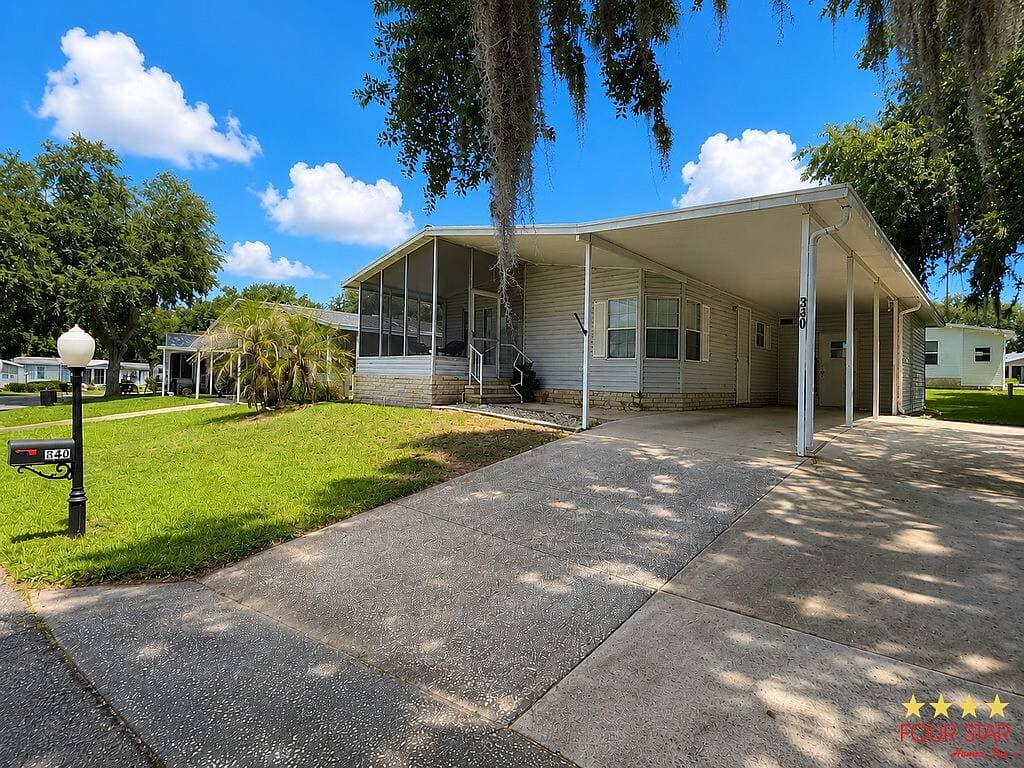 A home currently listed