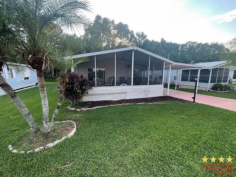 A home currently listed