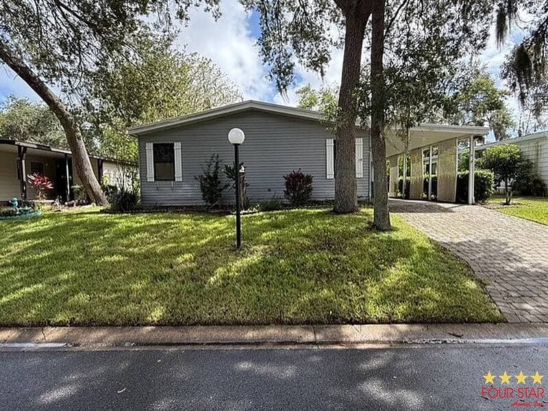 A home currently listed