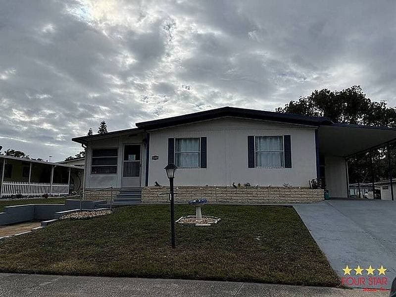 A home currently listed