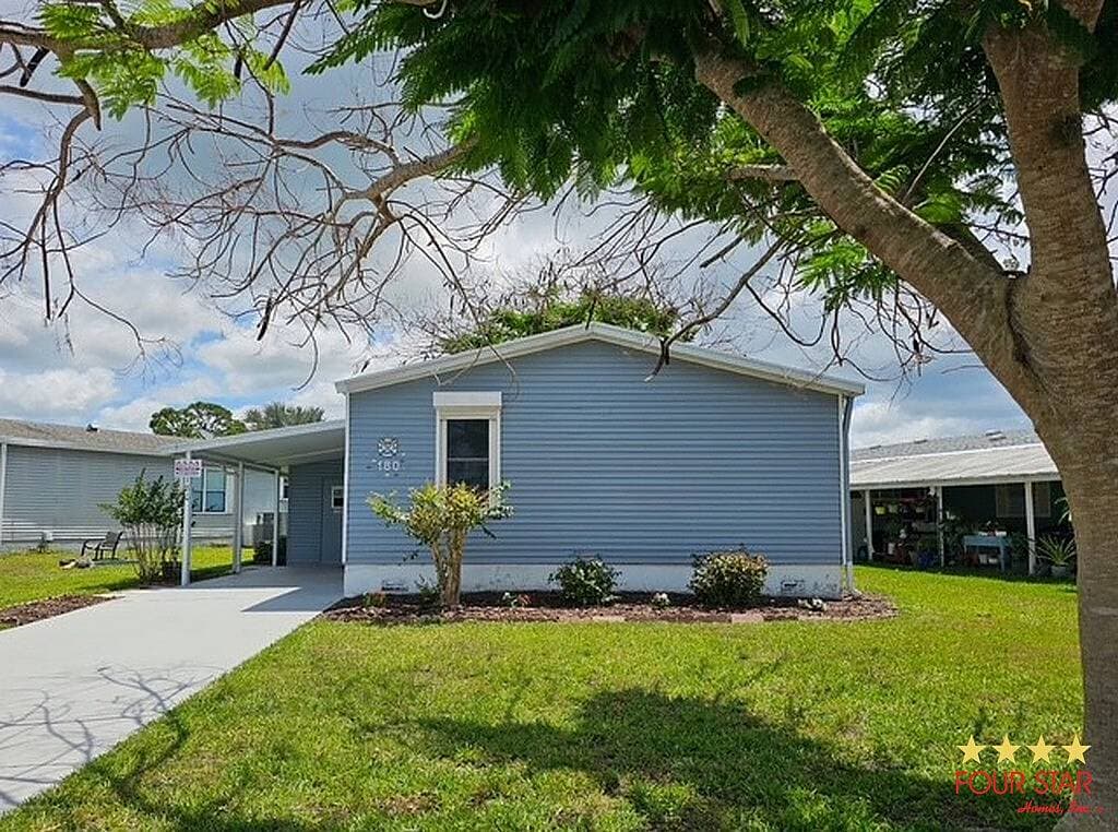A home currently listed