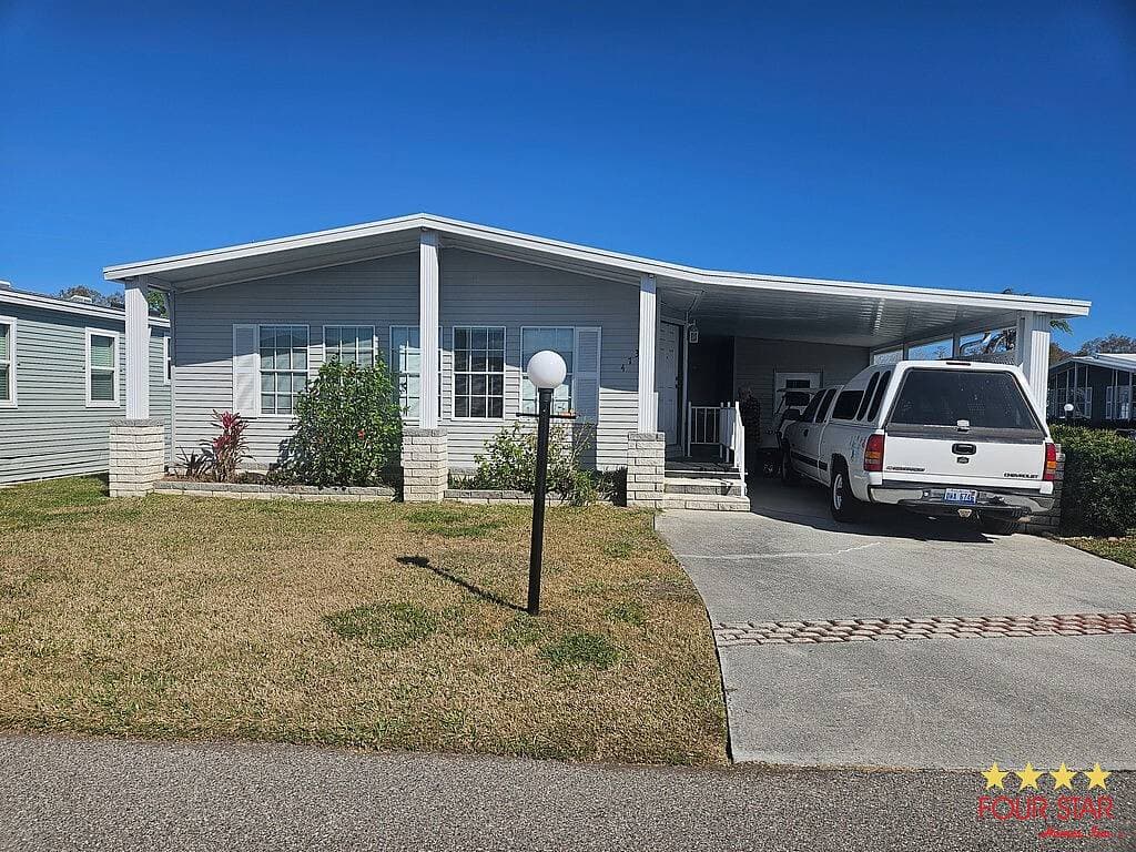 A home currently listed