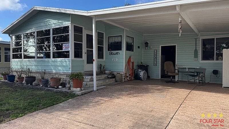 A home currently listed