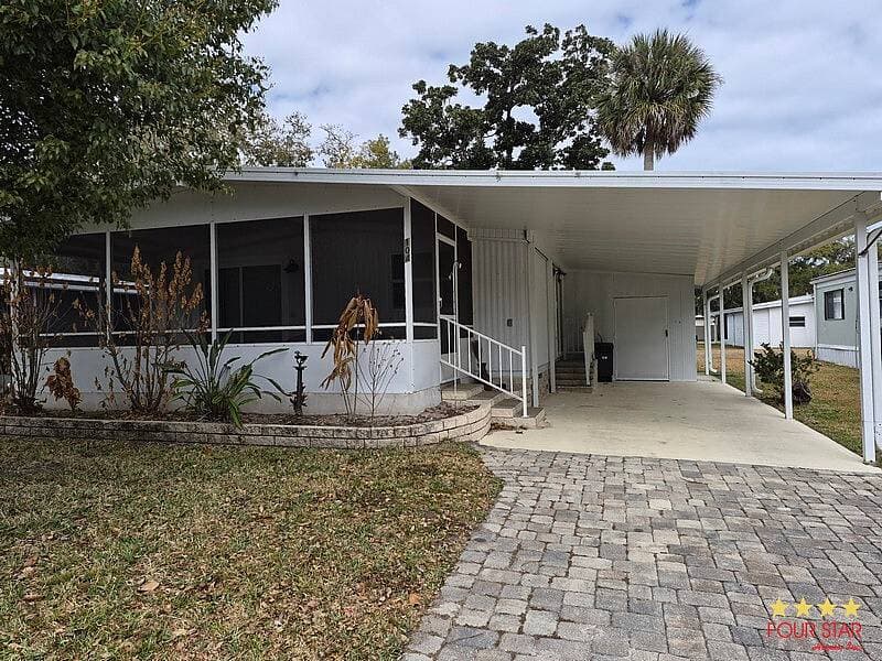 A home currently listed