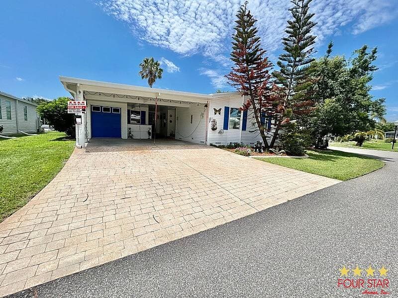 A home currently listed