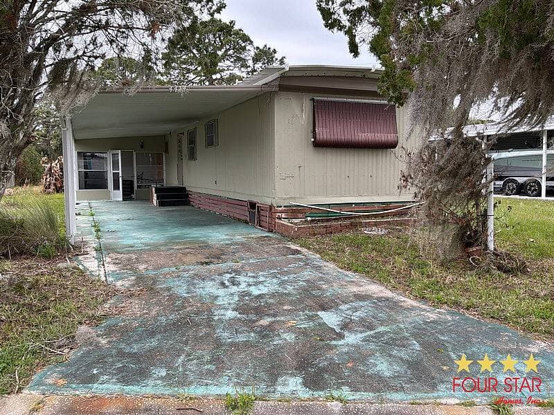 A home currently listed