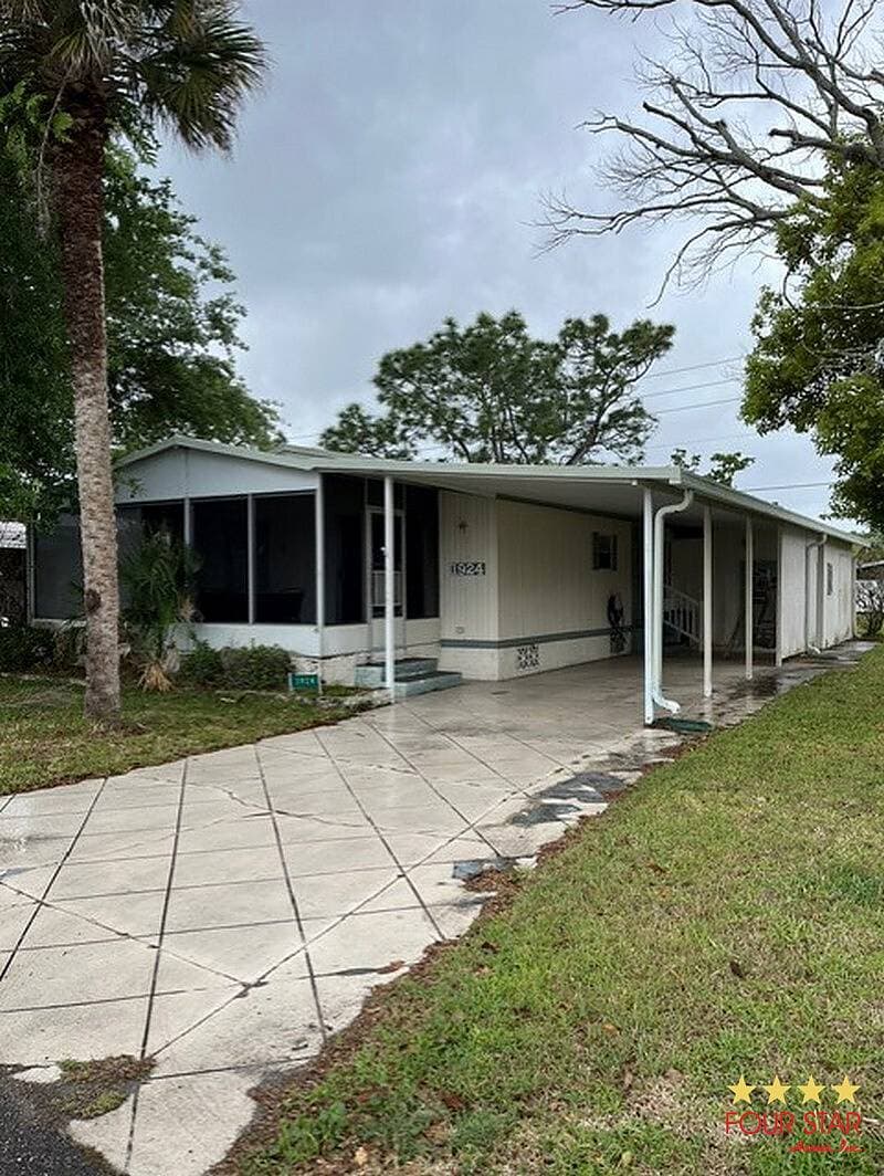 A home currently listed