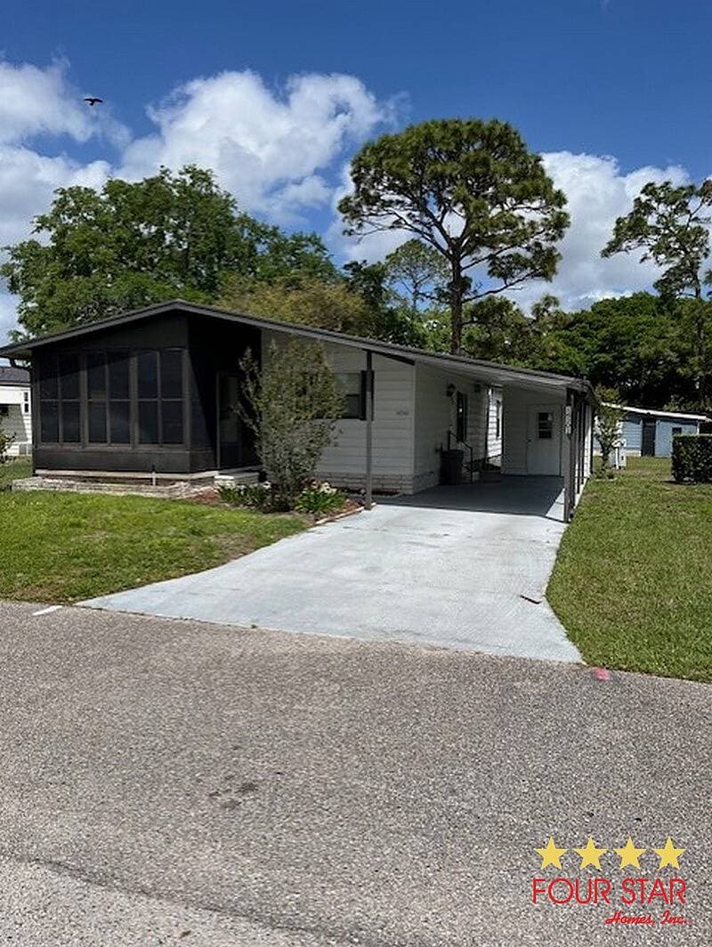 A home currently listed