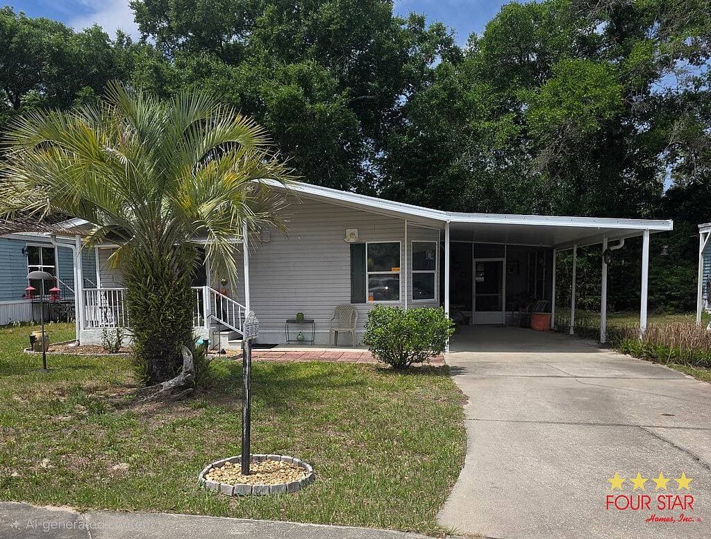 A home currently listed