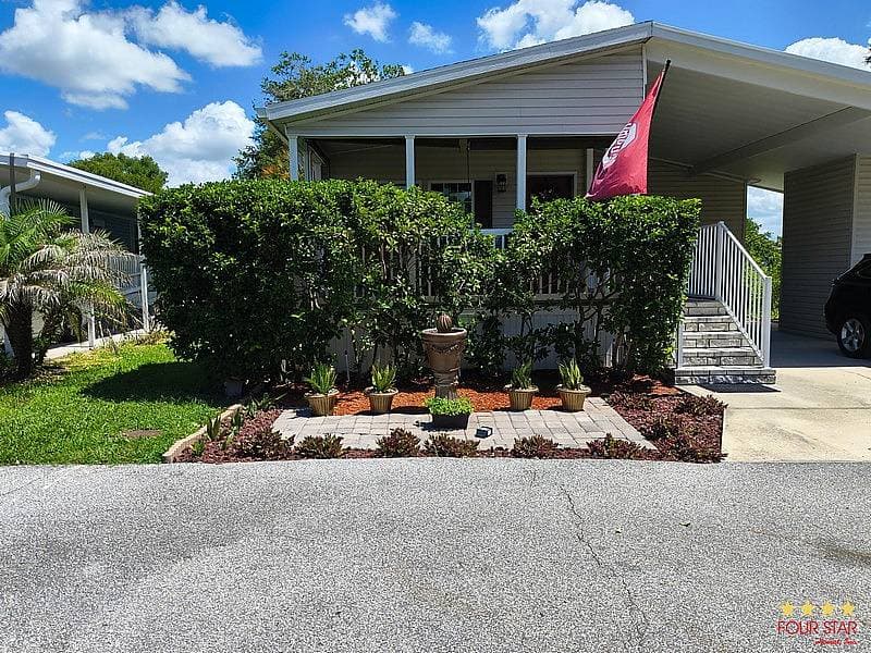 A home currently listed