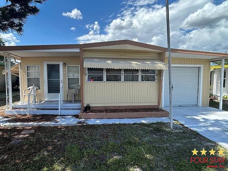 A home currently listed
