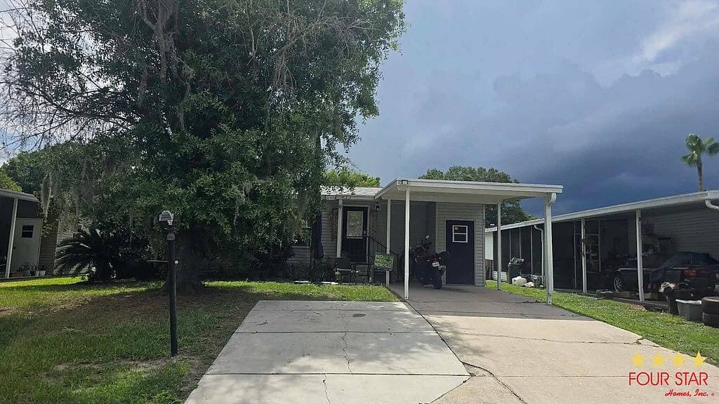 A home currently listed
