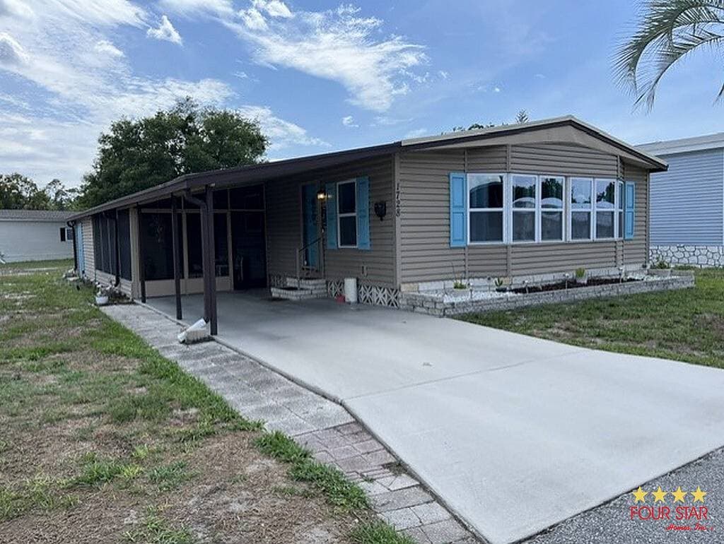 A home currently listed